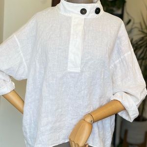 Zara White Tunic - Size M